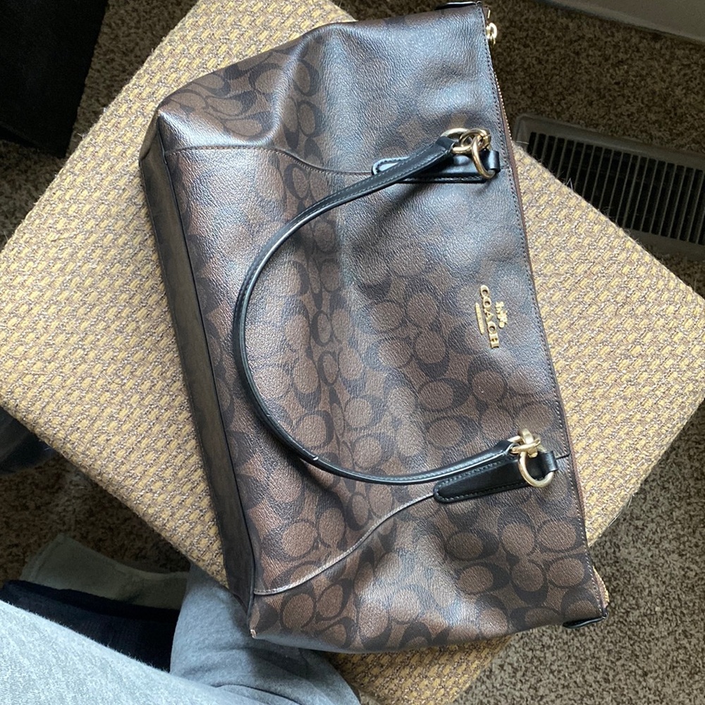Genuine Coach Ava Tote Brown